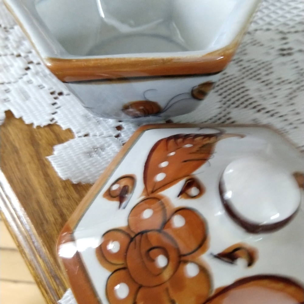 Mexican Covered Ceramic Bowl